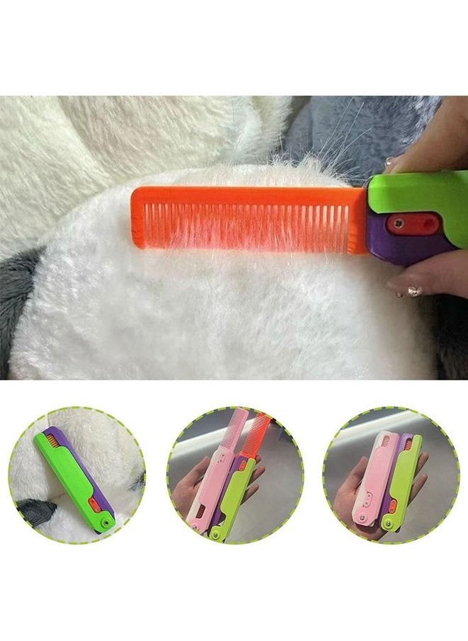 Generic 3D Color Printing Radish Comb Gravity Comb Push Decompression Toy for Children  - Image 3