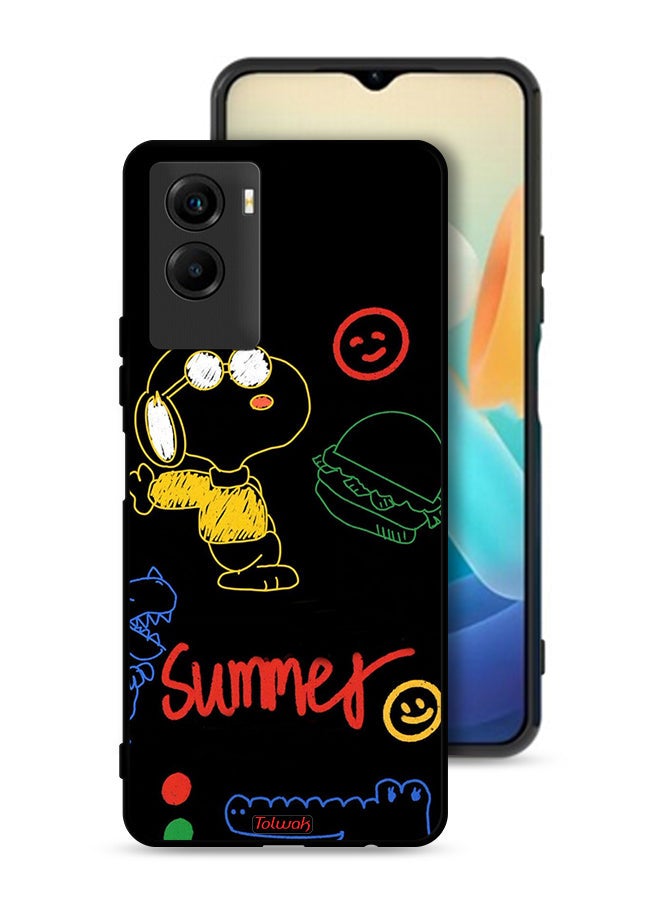 Tolwak Vivo Y55s 5G (2021) Protective Case Cover Summer Sticker - Image 1