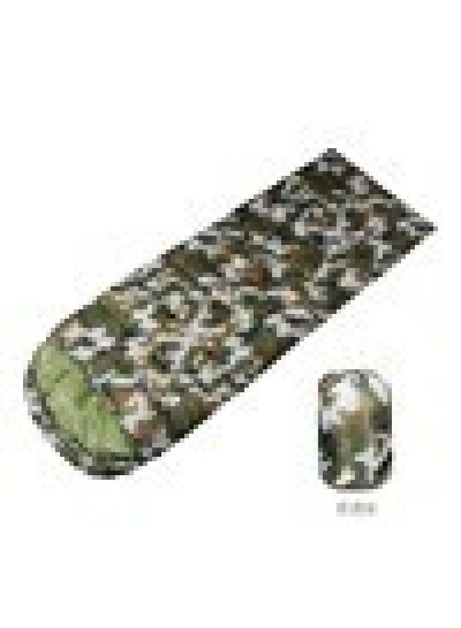 JH Adult Dirt-isolation Sleeping Bag With Hood Spring Autumn Winter Outdoor Camping - Image 1