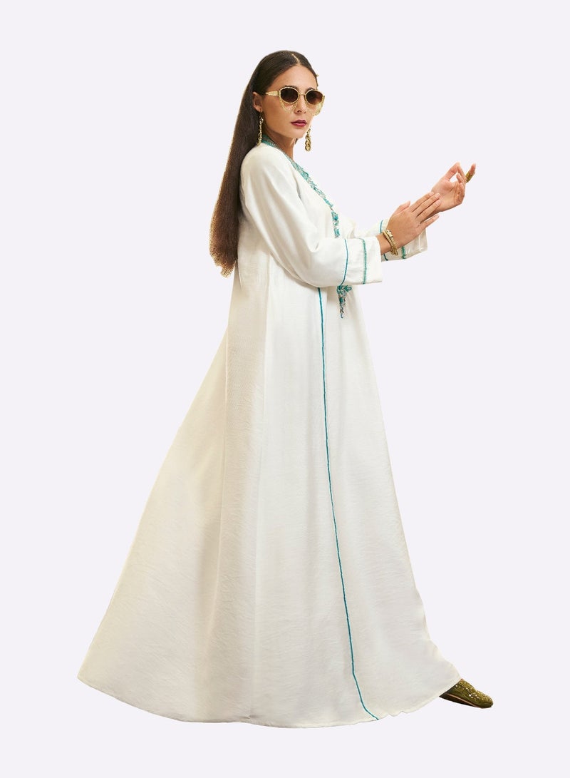 Sara Arabia جلابية سارة العربية ماكسي مزينة بالجواهر - Image 3