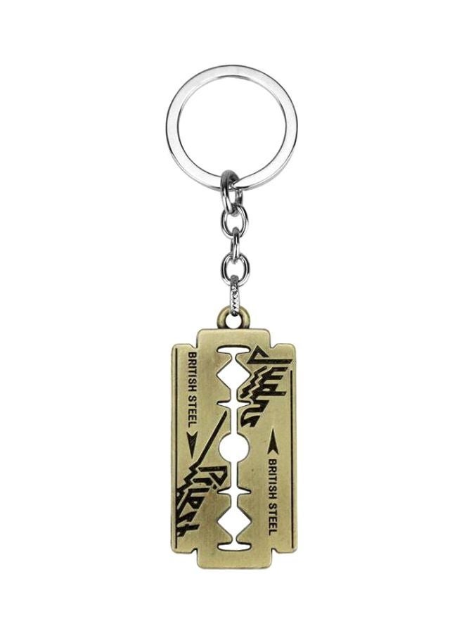 NIBEMINENT British Steel Blade Shape Key Tags And Chain Bronze/Silver/Black