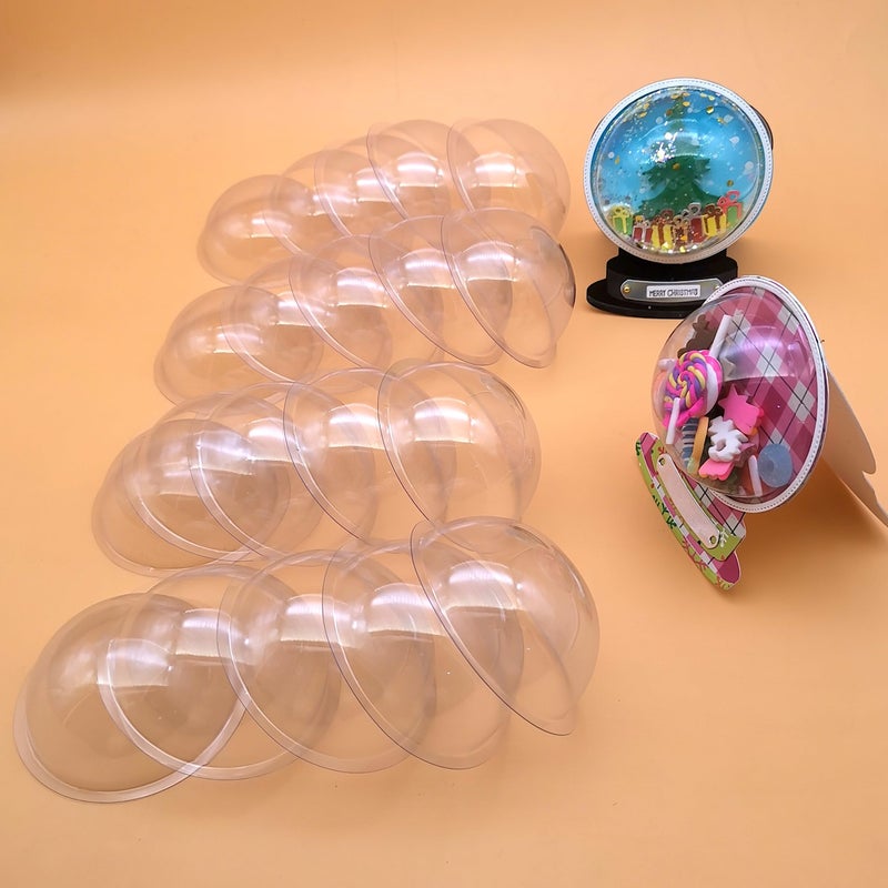 JBQUEEN 20pc Half Ball Plastic Candy Dome for Paper Craft Handmade Card Making Greeting Cards Decoration Alina Craft Art Template 20pc Half Ball Dome only - Image 2