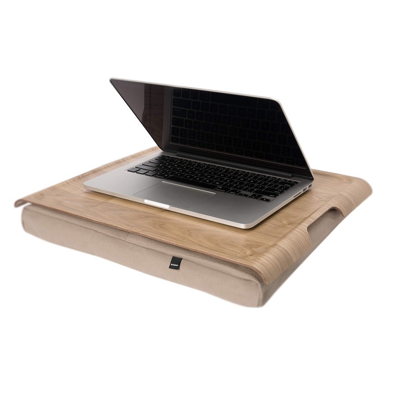 Bosign Natural Wooden Lap Tray - Natural Wood and Cushion - Image 1
