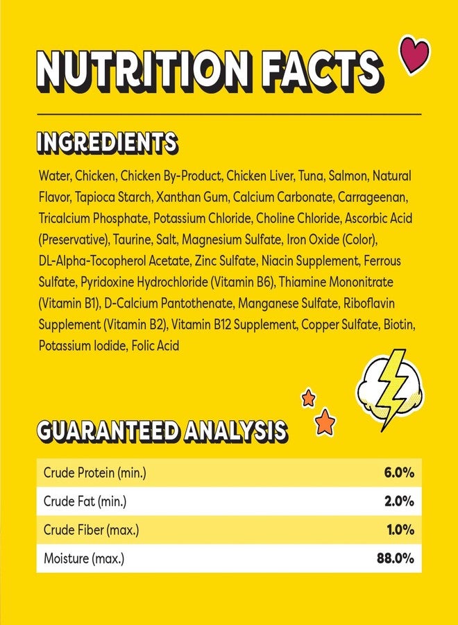تيمبتيشنز ملاعق تمبتيشنز القابلة لللعق، مكافآت رطبة للقطط البالغة، بنكهة السلمون اللذيذة والتونة الشهية، 10 غرامات، عبوة من 12 ملعقة (96 ملعقة إجمالاً) - Image 4