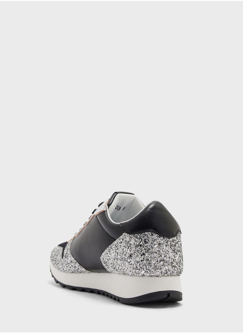 Ginger - Shimmery Chunky Sole Sneaker - Image 1