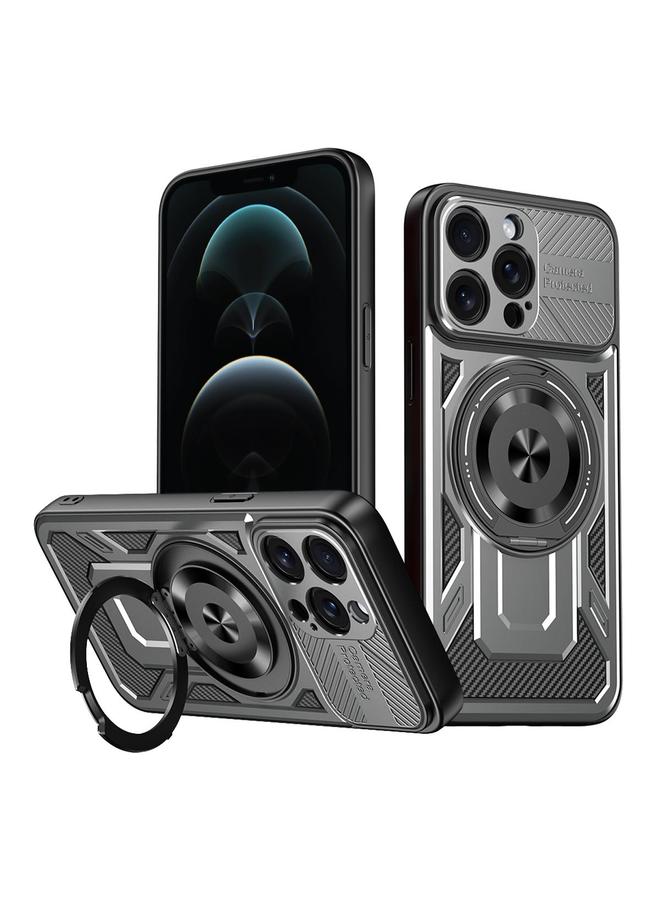 Zaboon Case For iPhone 12 Pro Armor Rotating Holder MagSafe Phone Case - Image 1