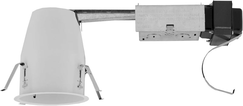 Nicor Lighting 4- Inch Remodel Lo-volt Airtight Housing Non-IC, White - Image 1