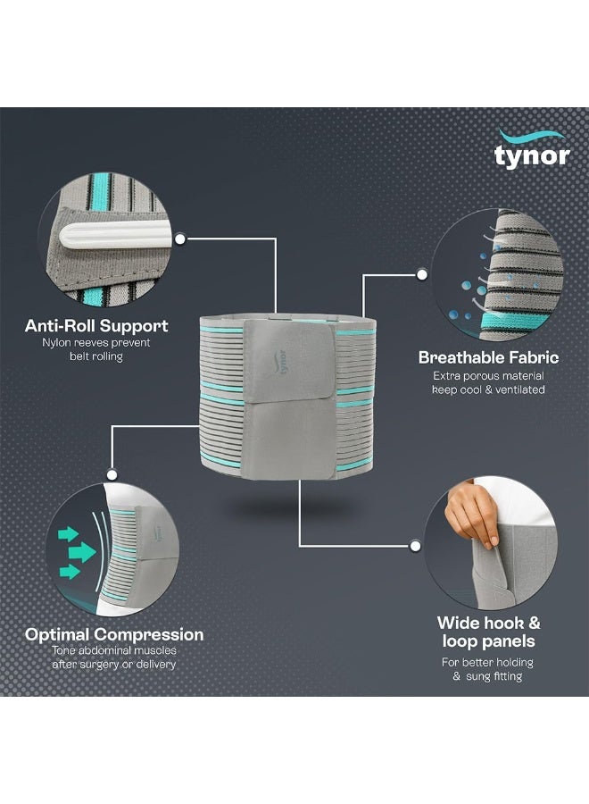 تاينور حزام البطن من TYNOR، رمادي، مقاس متوسط، قطعة واحدة - Image 4