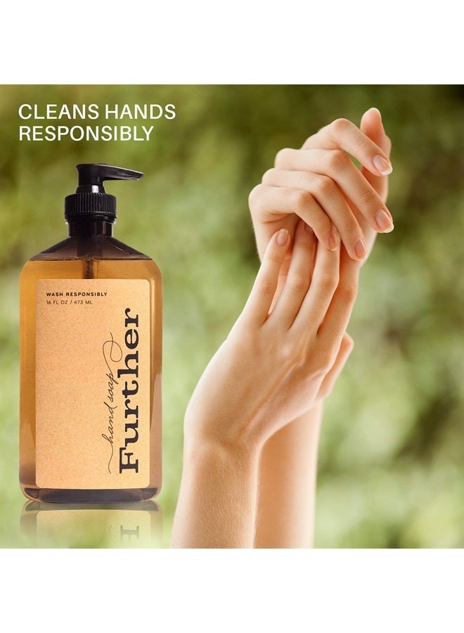Further Glycerin Hand Soap, 16 Fluid Ounces (Pack of 2) - Sustainable, Natural Liquid Soap - Image 3