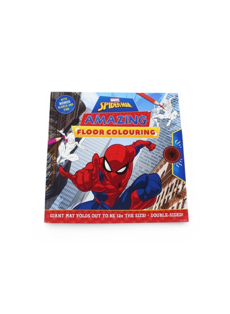 Igloo Books Marvel Spider-Man: Amazing Floor Colouring Book - Image 1