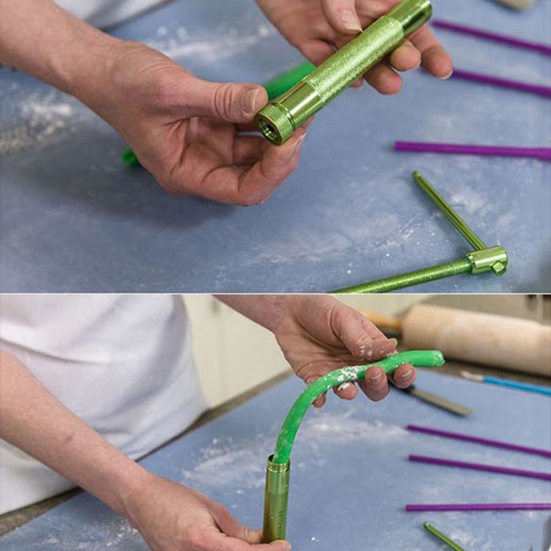 SK Sugar Paste Extruder with 20 Tips Sugar Craft Fondant Cake Decorating Tool Paste Extruder Clay - Image 5