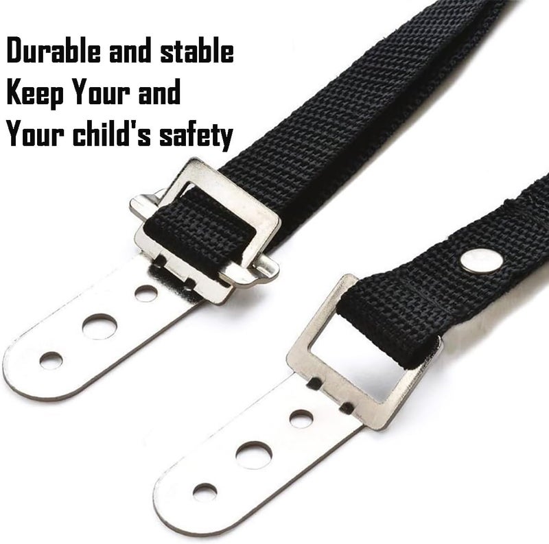 Adjustable Antitip TV Straps Safety for Flat Screen Heavy Duty Dual Cable Metal Anchor for Baby Proofing  Pet Protecting AntiTip TV and Furniture Anchor Straps kit 2 Straps - Image 5