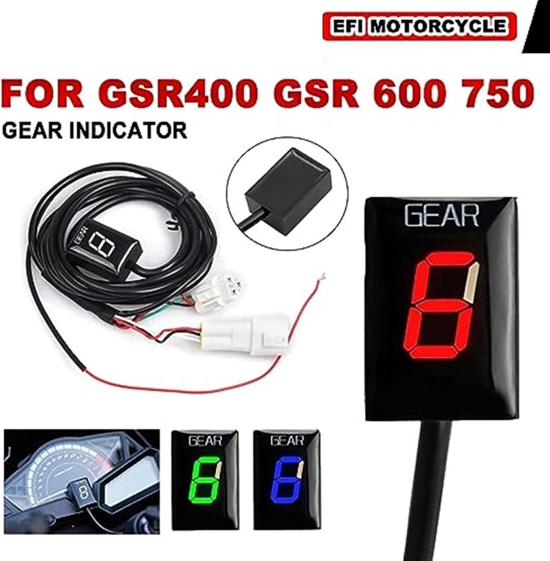 Vuzmode Motorcycle 1-6 Speed Gear Indicator - Image 1