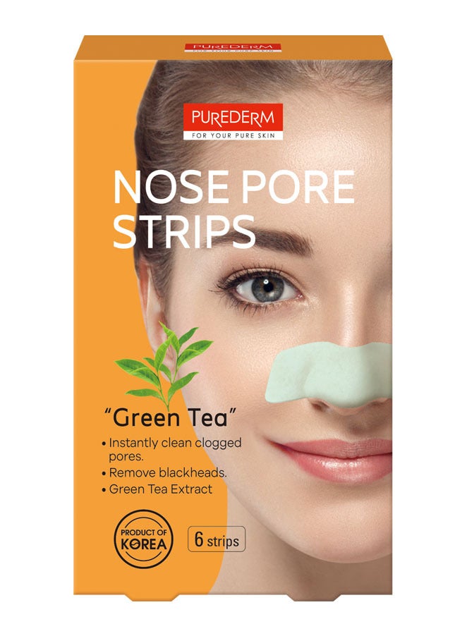 PUREDERM Nose pore strips-Green Tea