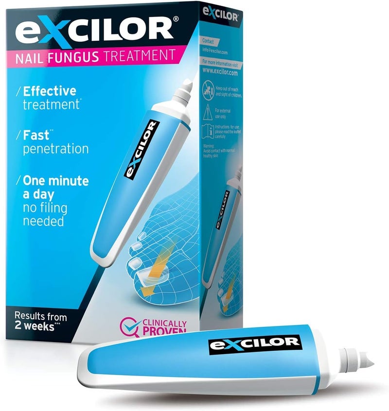 Excilor Nail Fungus Treatment Pen AntiFungal Nail Treatment to Repair Restore and Maintain Healthy Fingernails and Toenails - Image 1