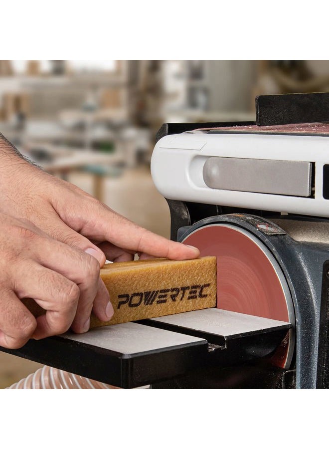 POWERTEC 71002V Abrasive Cleaning Stick for Sanding Belts & Discs | Natural Rubber Eraser - Woodworking Shop Tools for Sanding Perfection - Image 5