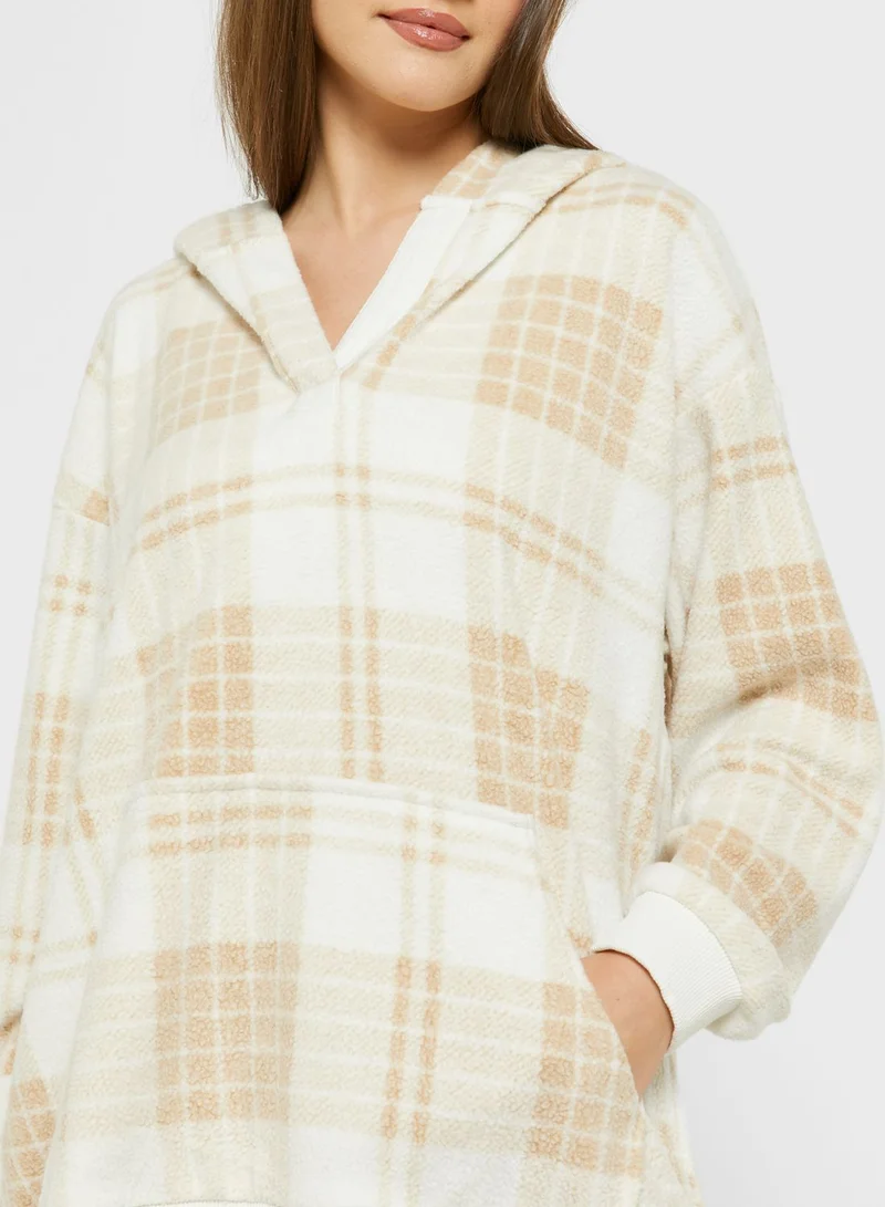 Aerie Checkered Hoodie