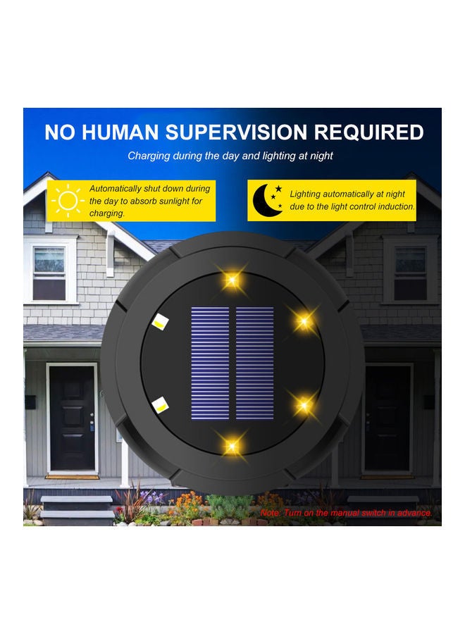 NIBEMINENT Solar Ground Lamp Black - Image 2