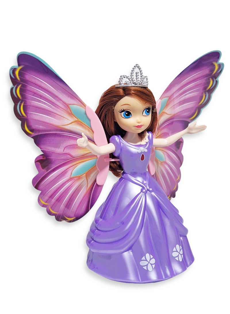 Musical Toys 360 Degree Rotating Dancing Doll Princess Girl Battery Operated Flashing Lights with Music Sound Toy - Image 2