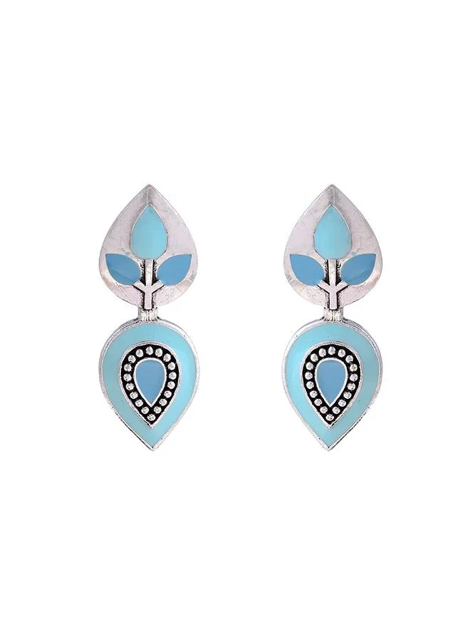 فويلا Bagh E Fiza Elegant Leaves Drop Earrings