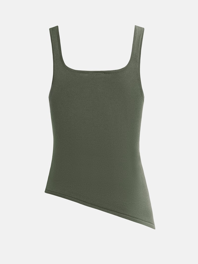 Lichi Jersey top with asymmetrical edge - Image 3