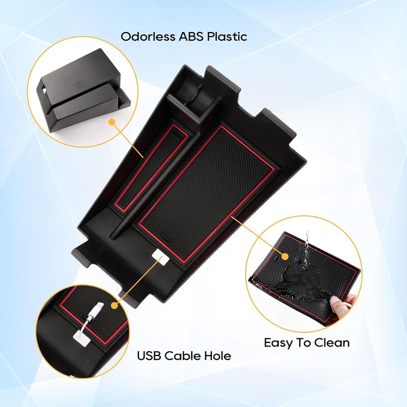 LFOTPP Center Console Organizer for BMW X5/X6/X7 - Image 5