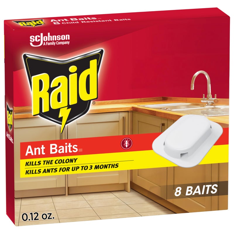 Raid Ant Killer Baits  Child Resistant Bug Killer For Indoor Home Use  0.24 Oz  8 Count - Image 1