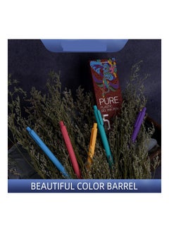 Y&D Ink Retractable Gel Pens, 0.5mm Fine Point, No Bleed and Smudging, Write with Dry Fast, Soft Rubber Feeling, Writes Smoothly, for Kids Adults, 20 Pieces (20 Color)  - Image 5