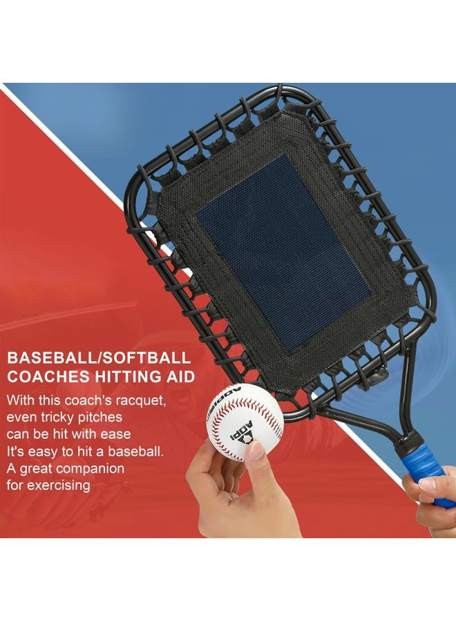 Jikbeed Baseball Training Equipment: Fungo Racket Baseball & Baseball Racket for Coaches and Parents to Help Players Practice Hitting Grounders and Pop Flies (19 oz, Blue) - Image 4