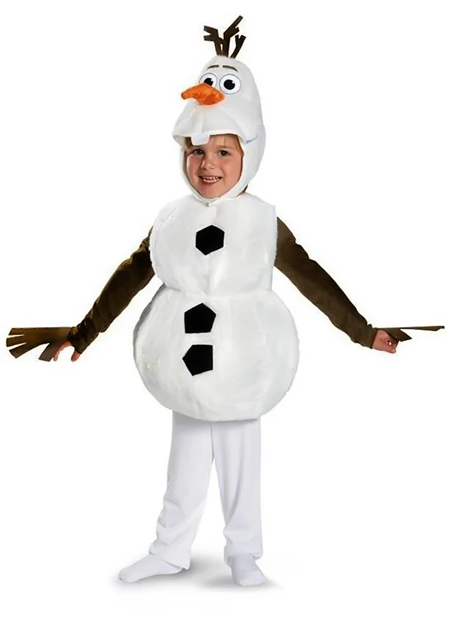 Little Surprise Box, The Snowman, Halloween Costume Fancy Dress Up-4-6Y