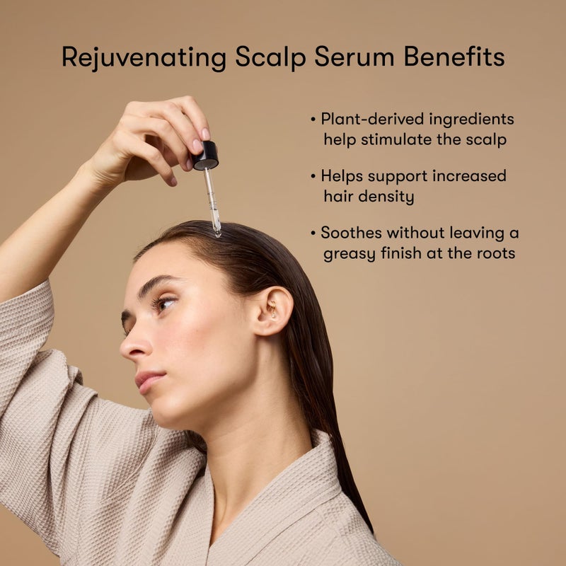 Odele Rejuvenating Scalp Serum with Rosemary and Vitamin E to Support Hair Density and a Balanced Scalp, for all Hair Types, 2 Fl Oz - Image 4