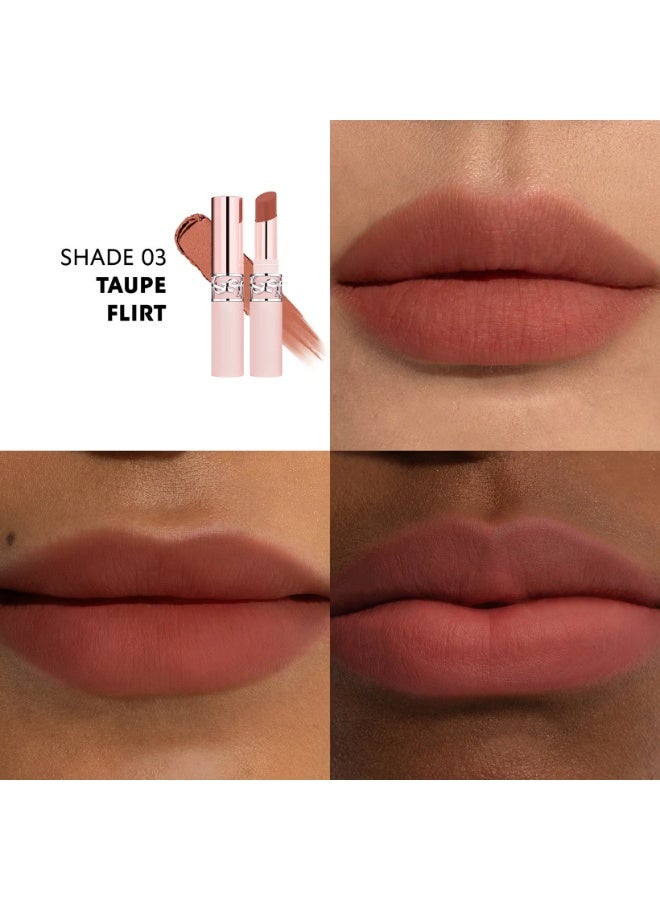 ایو سن لوران إيف سان لوران (YSL) أحمر الشفاه "لوف نود ليب بلاشير" (Lovenude Lip Blusher) - درجة Taupe Flirt #03 - Image 2