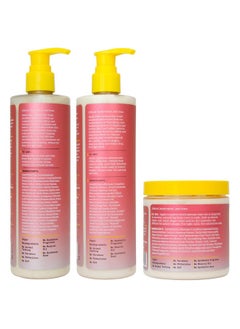 Alaffia Hair Care Beautiful Curls Define Shampoo And Leave In Conditioner Set 12 Fl Oz Ea With Styling Cream Curly Hair Products Shea Butter Vitamin E & Coconut Oil 8 Fl Oz  - Image 3