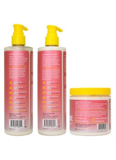 Alaffia Hair Care Beautiful Curls Define Shampoo And Leave In Conditioner Set 12 Fl Oz Ea With Styling Cream Curly Hair Products Shea Butter Vitamin E & Coconut Oil 8 Fl Oz  - Image 4