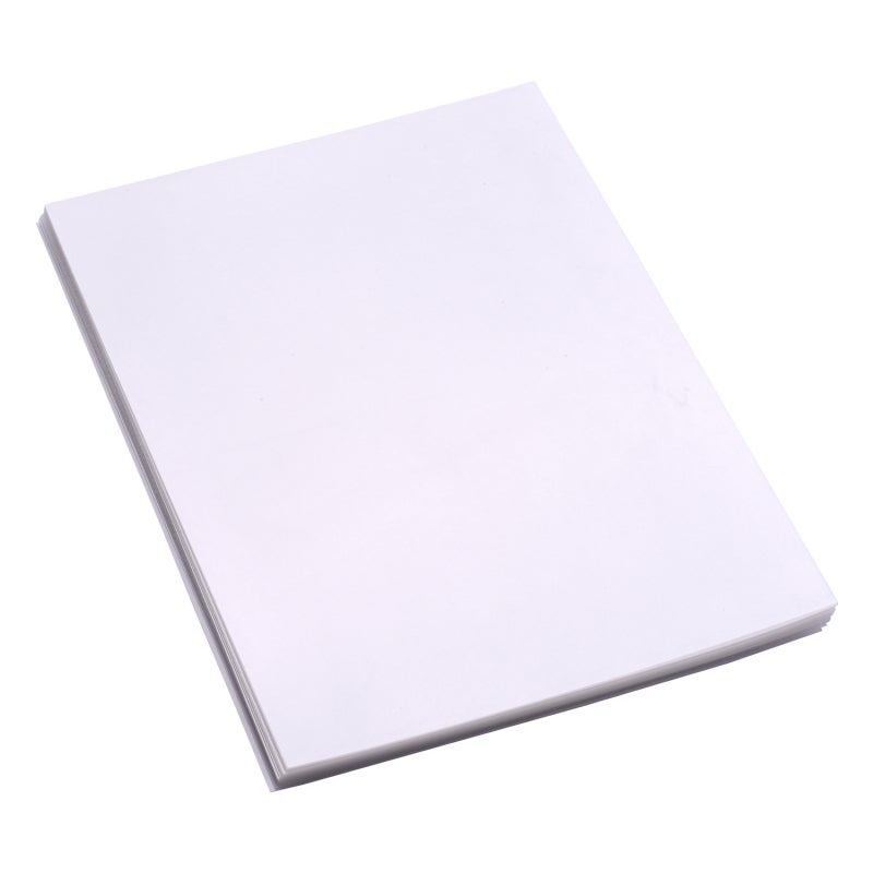 Printable Shrink Film 25 Translucent Sheets: 8.3 * 11.4 In One Side Frosted One Glossy - Inkjet Printer Compatible Shrink Sheets for DIY Home Art Accessories - Image 2