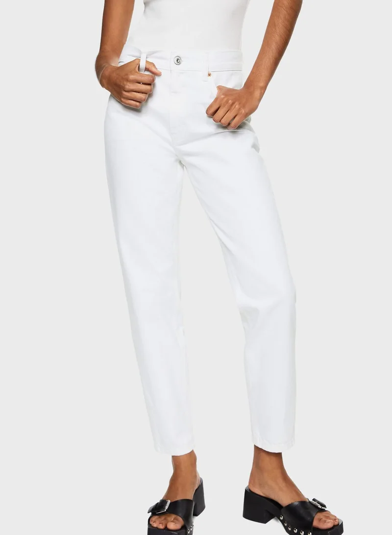 MANGO High Waist Mom Jeans