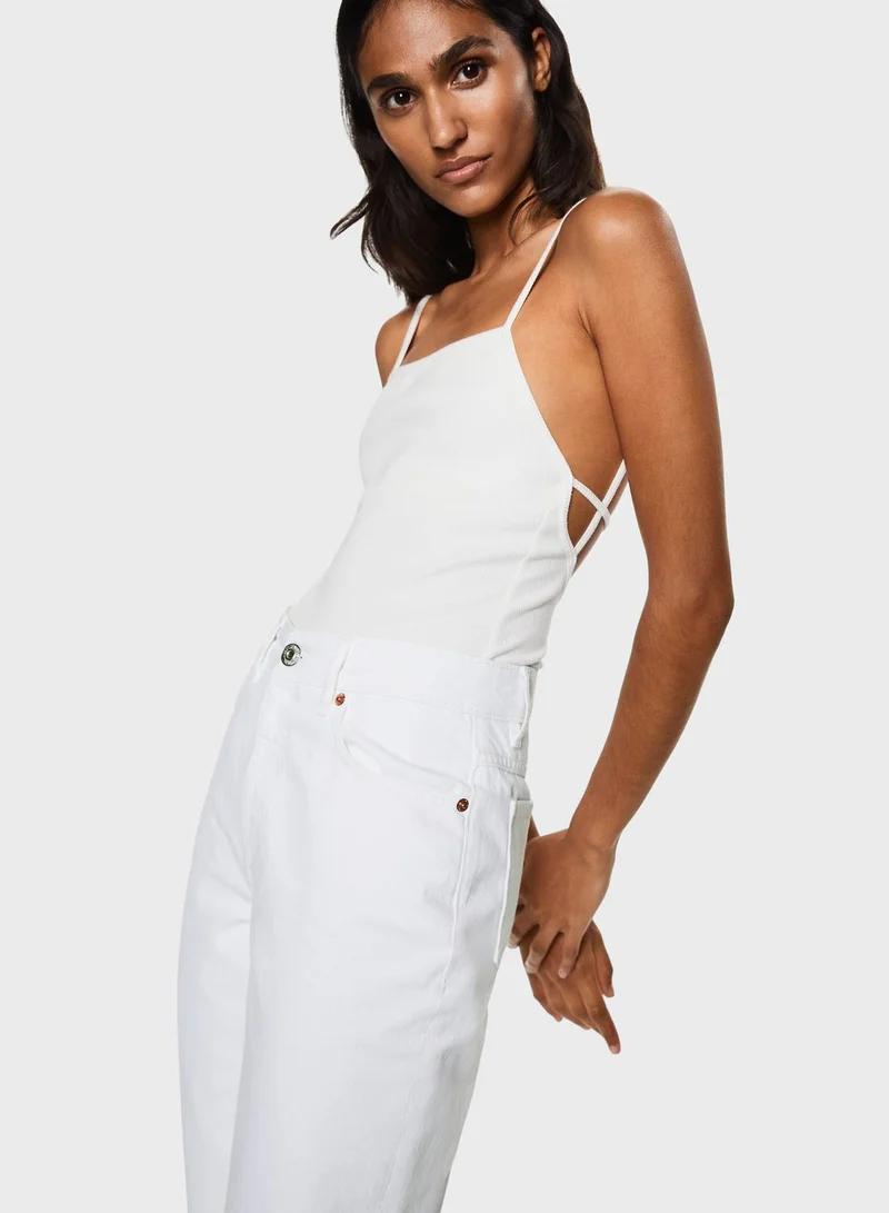 MANGO High Waist Mom Jeans