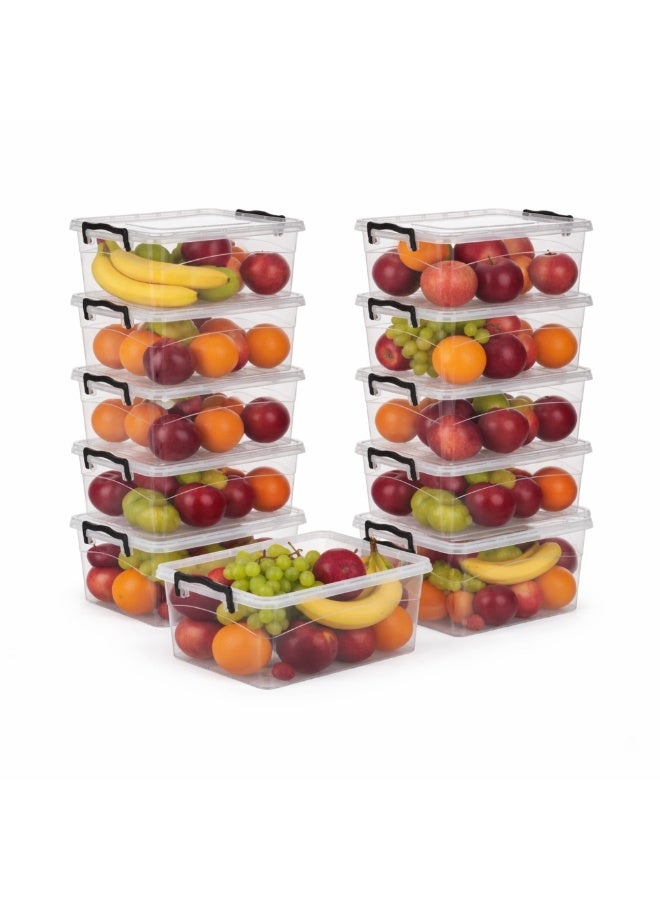 فافيلا طقم من 10علب لتحضير الوجبات في الميكروويف شفاف 550ملليلتر-كود 674 - Image 3