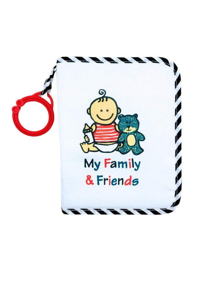 Genius Baby Toys Baby's First Photo Album - My First Family Photo Album for Baby - Soft Fabric, Baby Safe, Easy to Clean, Holds 17 Photos, Personalize with Your Favorite Pictures, No Hard Edges - Genius Baby Toys - Image 1
