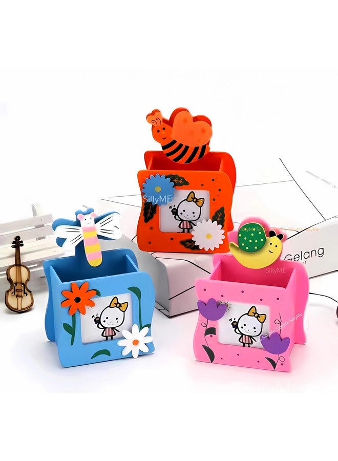 سيلي مي حامل أقلام خشبي (٢٠ قطعة) - هدايا عيد ميلاد للأطفال | هدايا عيد ميلاد للأطفال | أدوات مكتبية لطيفة بطابع حيوانات، هدايا عيد ميلاد صديقة للبيئة، هدايا عيد ميلاد بكميات كبيرة - Image 3