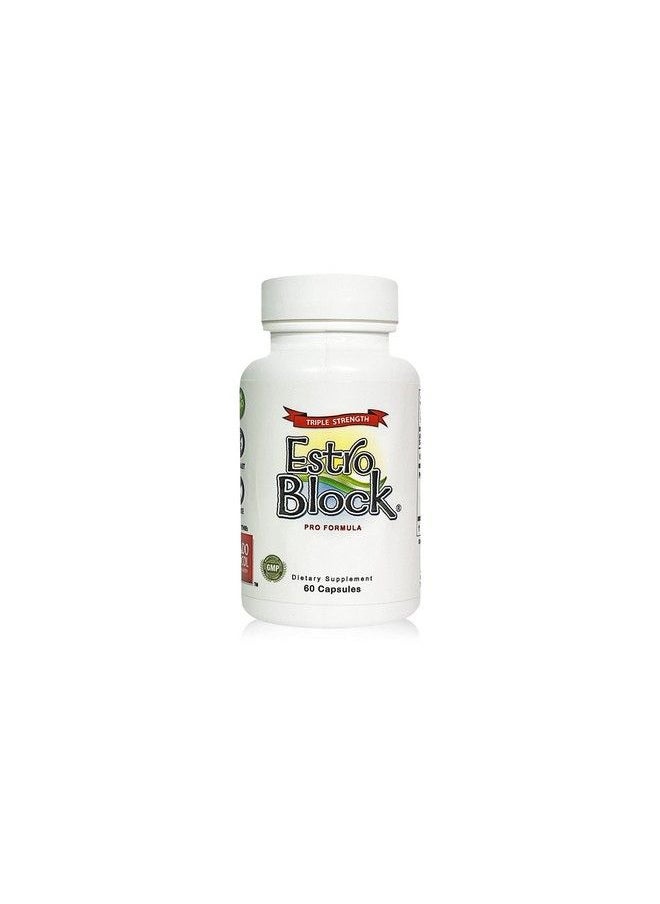 The Delgado Protocol for Health - Estroblock Pro Triple Strength 60 Capsules Dim & Indole 3Carbinol For Natural Hormonal Hormone Balance Acne Anti Toxic Estrogen Aromatase Inhibitor Blocker. Soy Free Dairy Free Nongmo (1) - Image 1