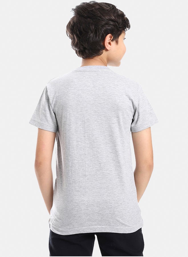 DIADORA Boys Printed Cotton T-Shirt - Image 3