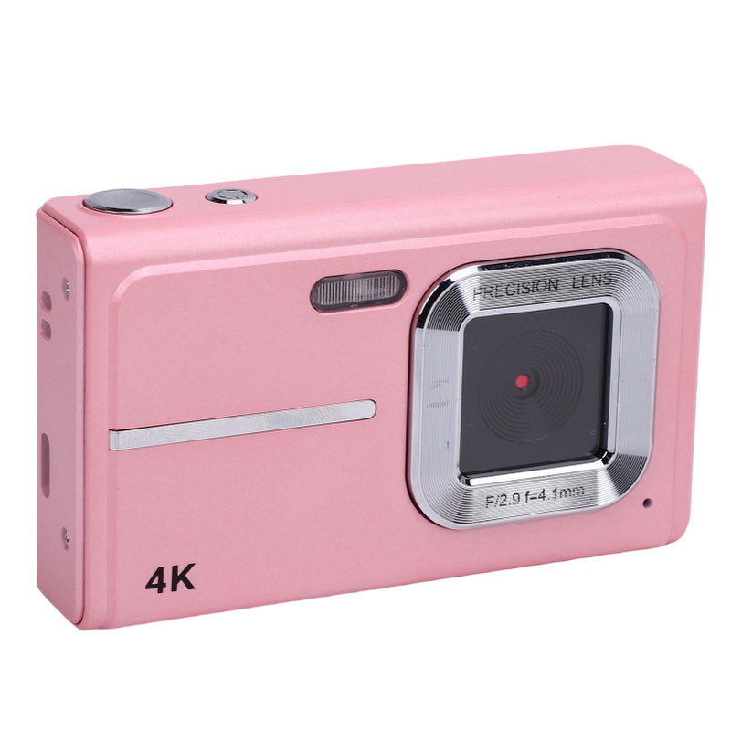 Digital Camera 48MP 1080P Video Recording 5x Digital Zoom AF Autofocus 2.4 Inch Screen Compact Video Camera for Student Travel Party Pink - Image 4