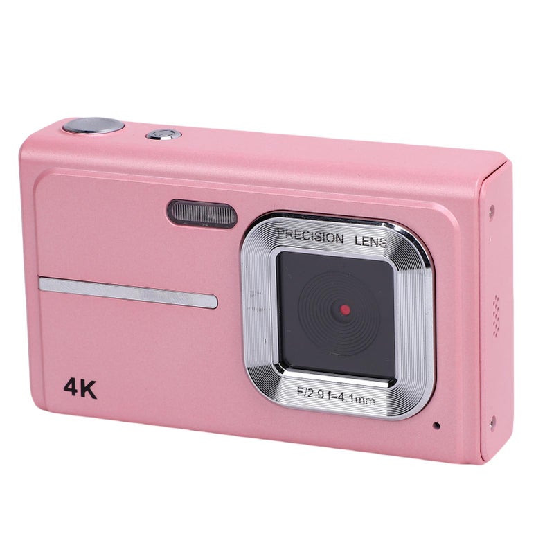 Digital Camera 48MP 1080P Video Recording 5x Digital Zoom AF Autofocus 2.4 Inch Screen Compact Video Camera for Student Travel Party Pink - Image 3