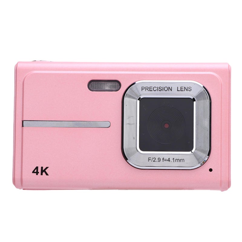Digital Camera 48MP 1080P Video Recording 5x Digital Zoom AF Autofocus 2.4 Inch Screen Compact Video Camera for Student Travel Party Pink - Image 2