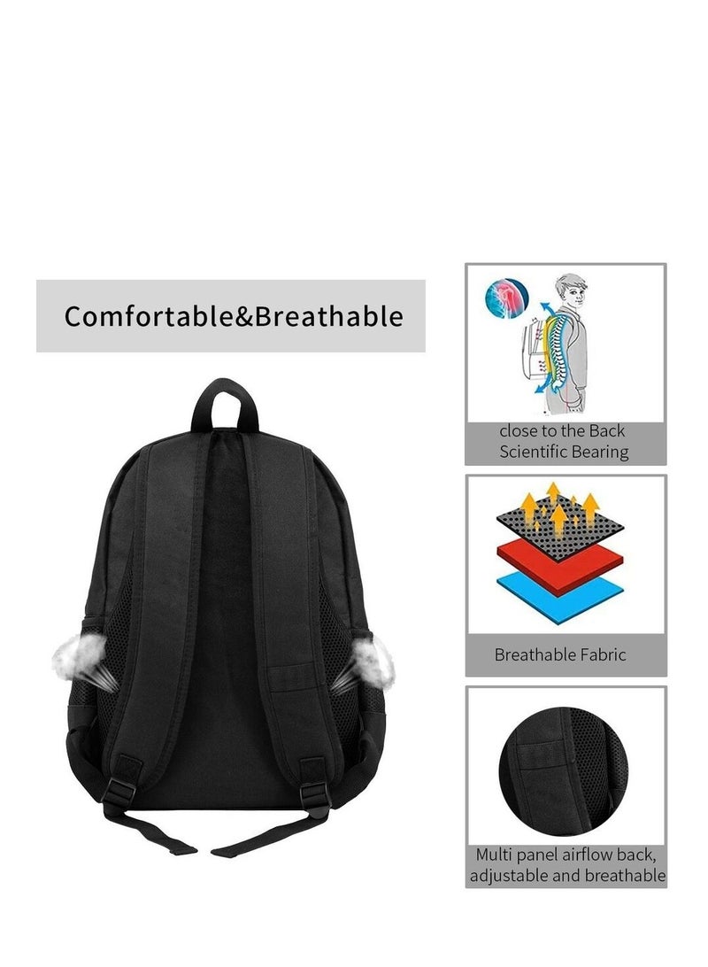 Y&D 3-piece set Smiling Critters Anime Backpacks Smiling Critters Lightweight Backpacks Meal Bags Pen Bags Cute CatNap Cartoon Stuffed Anime Smiling Critters backbags - Image 4