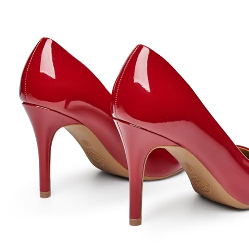 Trary Women’s High Heel Dress Pump Pointed Toe Shoe Classic Office Special Dressy Casual - Image 2