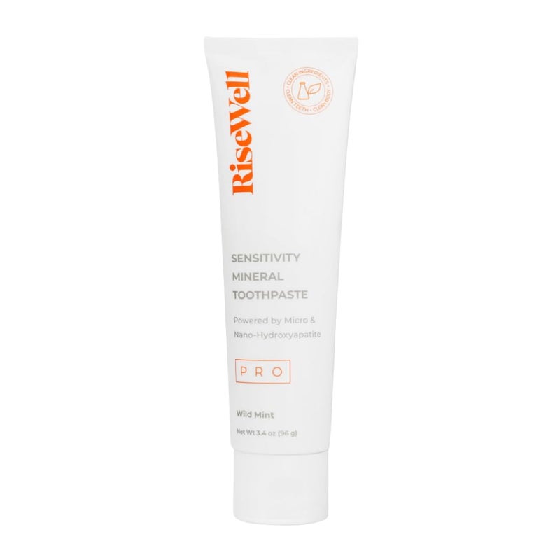 RiseWell PRO Mineral Toothpaste - Micro & Nano Hydroxyapatite Toothpaste for Tooth Remineralization & Alleviate Sensitivity - No Added Fluoride, Safe to Swallow, Natural Teeth Whitening (Wild Mint) - Image 1