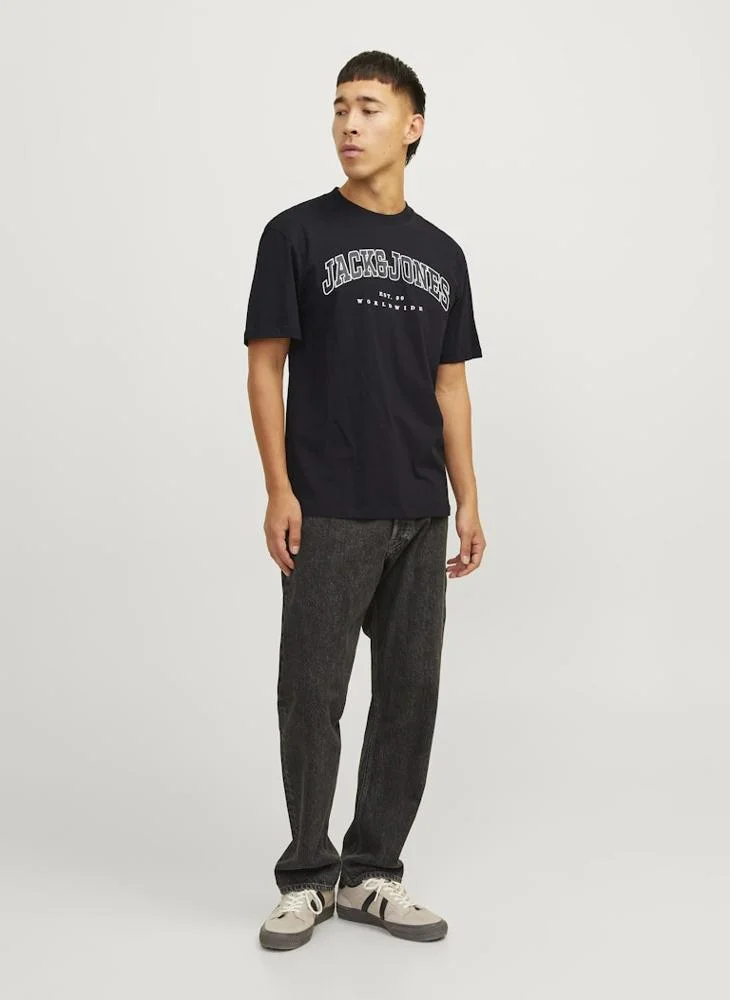 JACK & JONES Logo Crew Neck T-Shirt