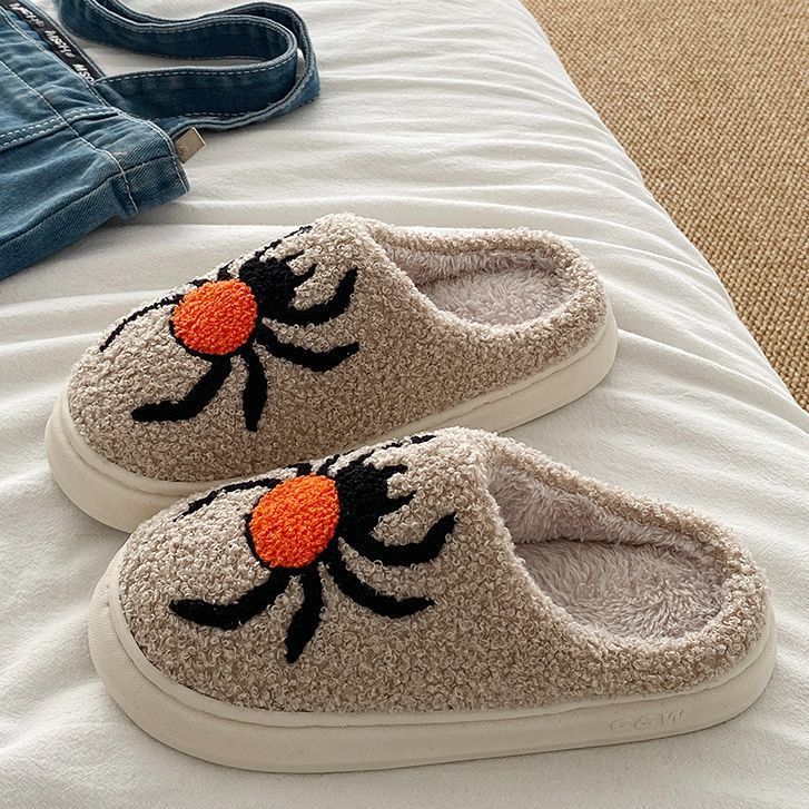 Cool Spider New Cotton Slippers Men'S Baotou Home Indoor Household Thick-Soled Warm Anti-Slip Cotton Shoes - Image 4
